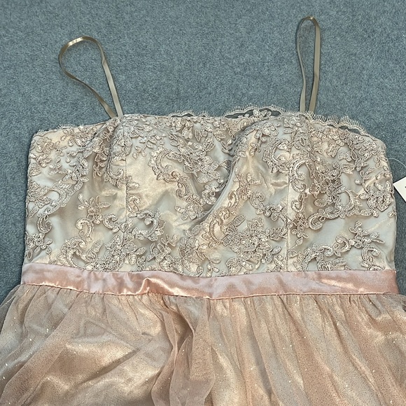 Hoco Hailey Logan Adrianna Papell Mini Dress Size 13 14 Fairy Coquette Formal - Picture 10 of 12